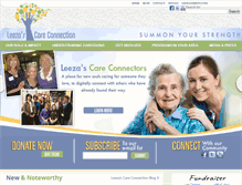 Tablet Screenshot of leezascareconnection.org